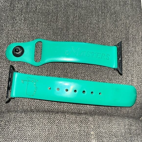 Used worn Apple watch band Augusta National The Masters logo Fits 38mm & 40mm - Picture 2 of 5